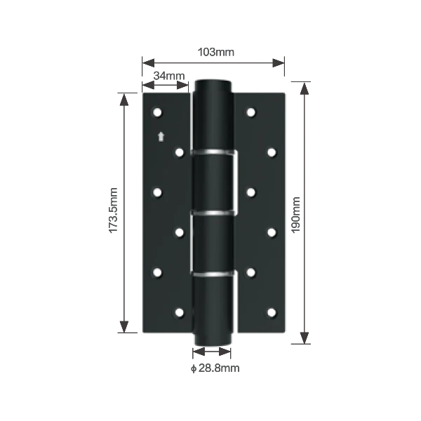 Easy To Install Multi-purpose Hydraulic Hinge With Door Closer Function